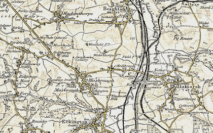 Old map of Halfway in 1902-1903
