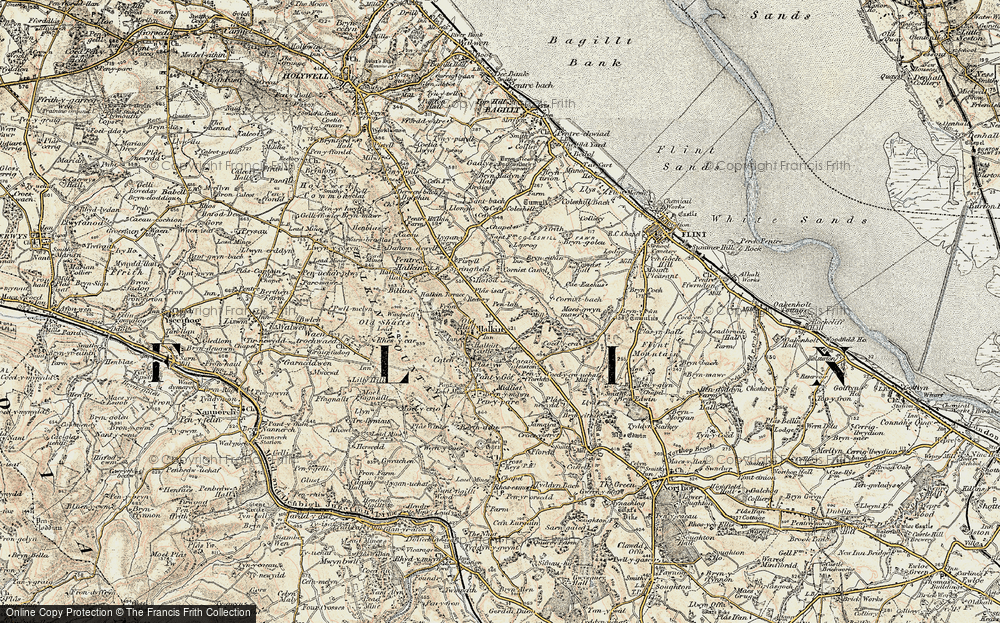 Old Map of Halkyn, 1902-1903 in 1902-1903