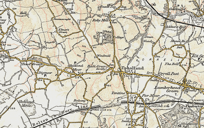 Old map of Hall Green in 1903