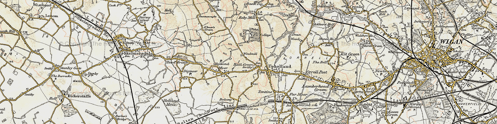 Old map of Hall Green in 1903