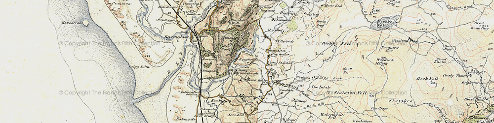 Old map of Cropple How in 1903-1904