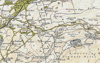 Old map of Hallbankgate in 1901-1904