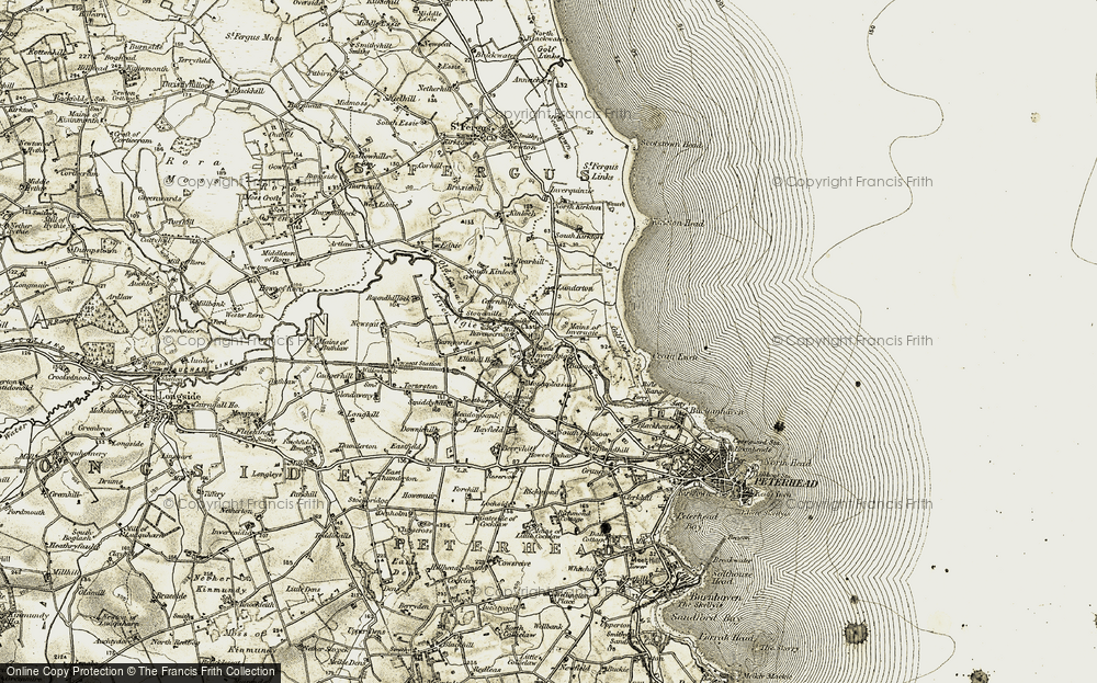 Old Map of Hallmoss, 1909-1910 in 1909-1910