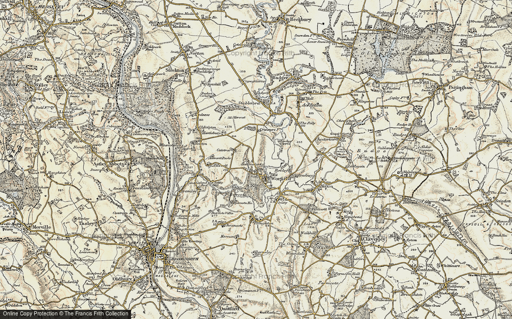 Old Map of Hallon, 1902 in 1902