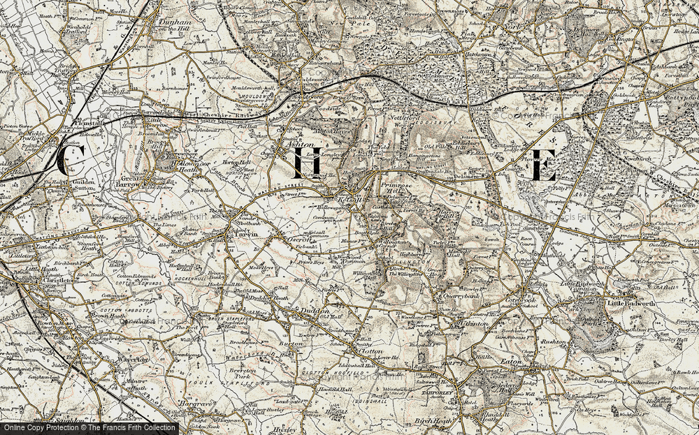 Old Map of Hallowsgate, 1902-1903 in 1902-1903