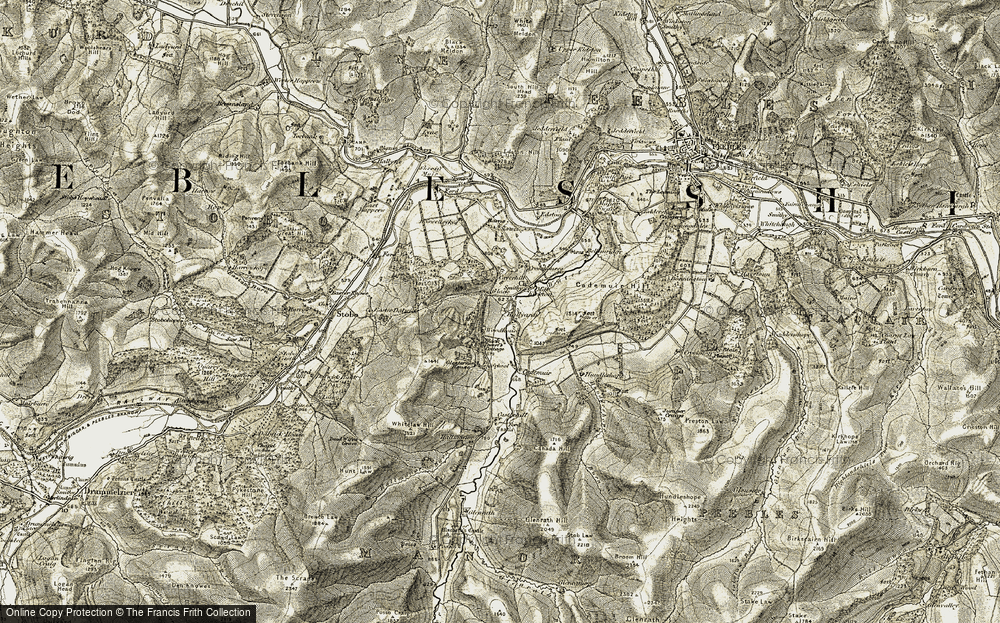 Old Map of Hallyards, 1903-1904 in 1903-1904