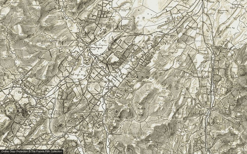 Old Map of Halmyre Mains, 1903-1904 in 1903-1904