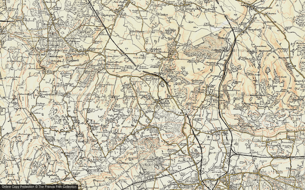 Old Map of Halstead, 1897-1902 in 1897-1902