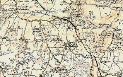 Old map of Halstead in 1897-1902