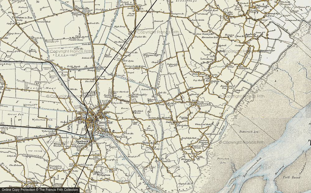 Old Map of Haltoft End, 1901-1902 in 1901-1902
