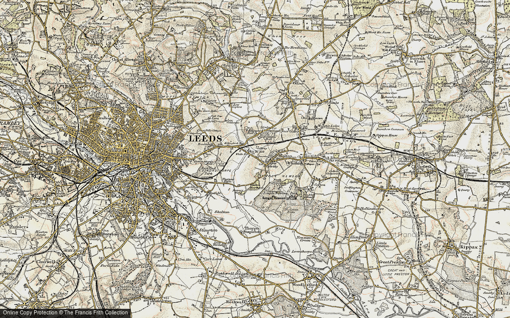 Old Map of Halton, 1903 in 1903