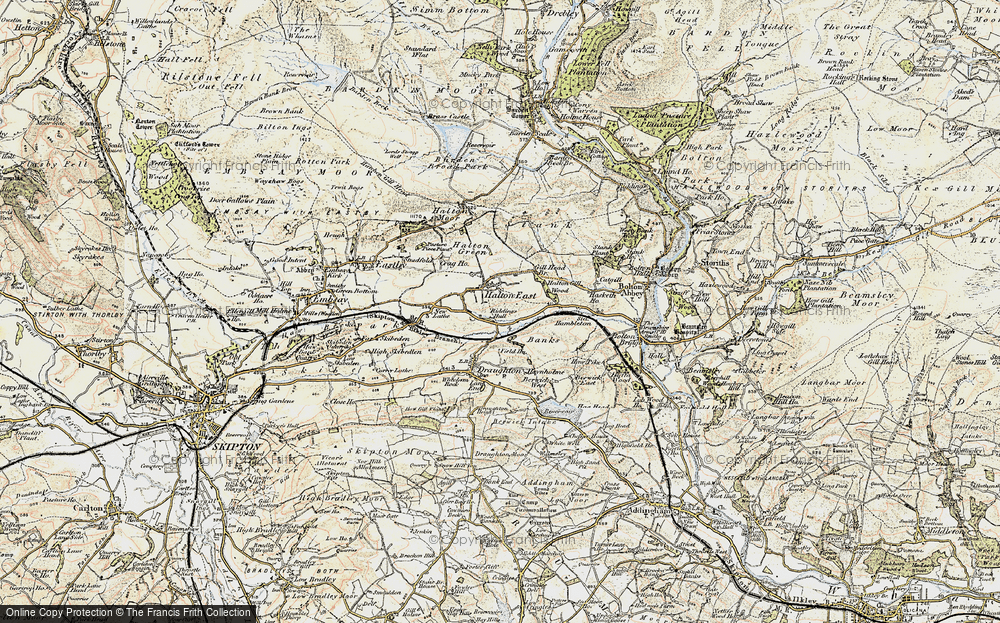 Old Map of Halton East, 1903-1904 in 1903-1904