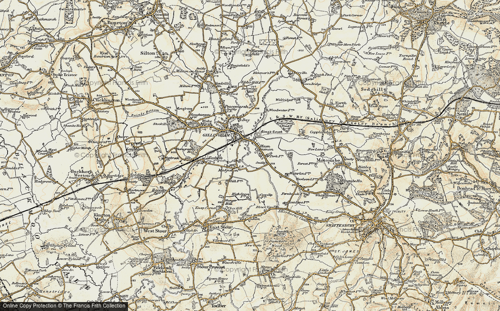 Old Map of Ham Common, 1897-1909 in 1897-1909