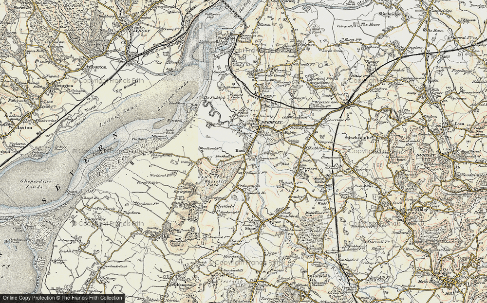 Old Map of Ham Green, 1899-1900 in 1899-1900