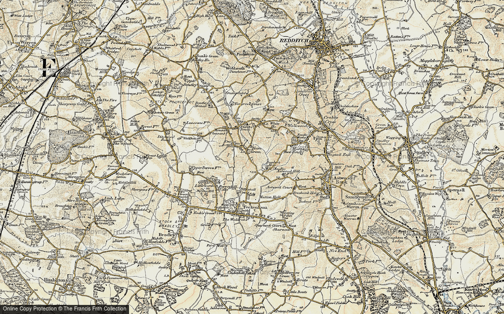 Old Map of Ham Green, 1899-1902 in 1899-1902