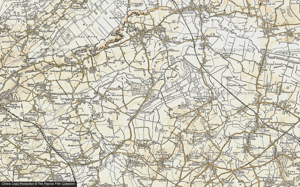 Old Map of Hambridge, 1898-1900 in 1898-1900