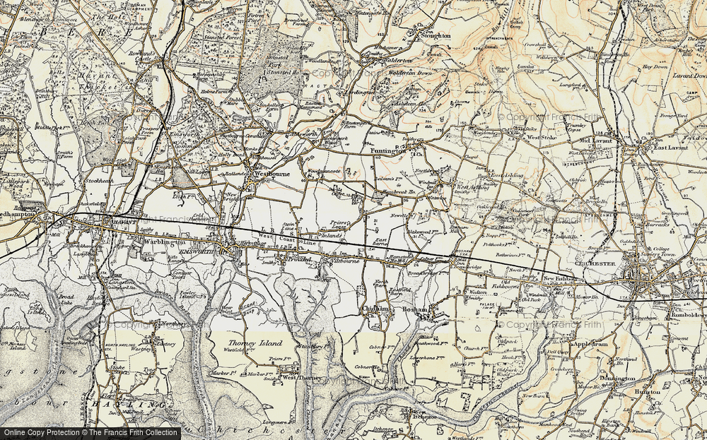 Old Map of Hambrook, 1897-1899 in 1897-1899
