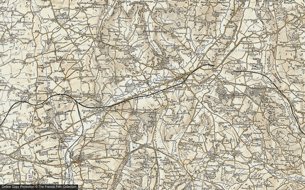 Old Map of Hamlet, 1898-1900 in 1898-1900