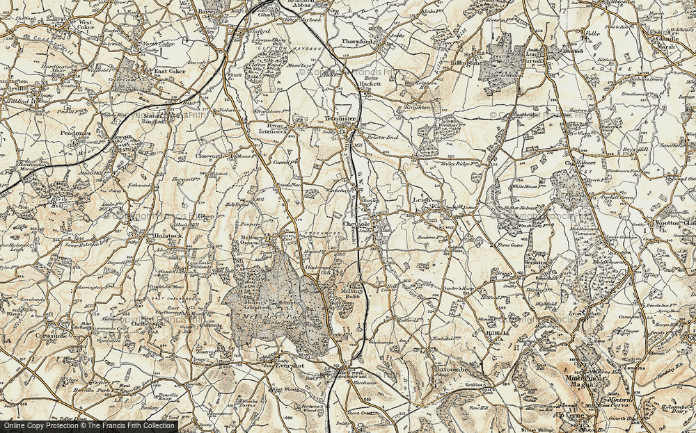 Old Map of Hamlet, 1899 in 1899