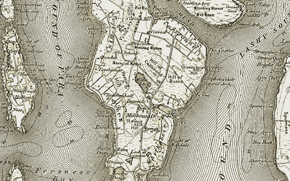 Old map of Hammarhill in 1912