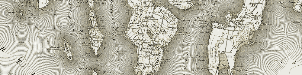 Old map of Hammarhill in 1912