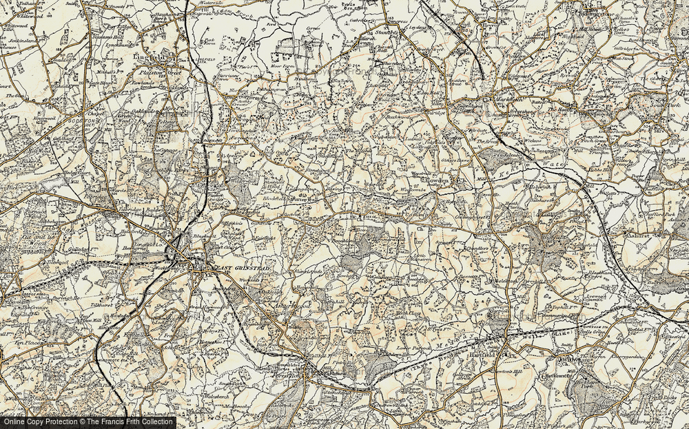 Old Map of Hammerwood, 1898-1902 in 1898-1902