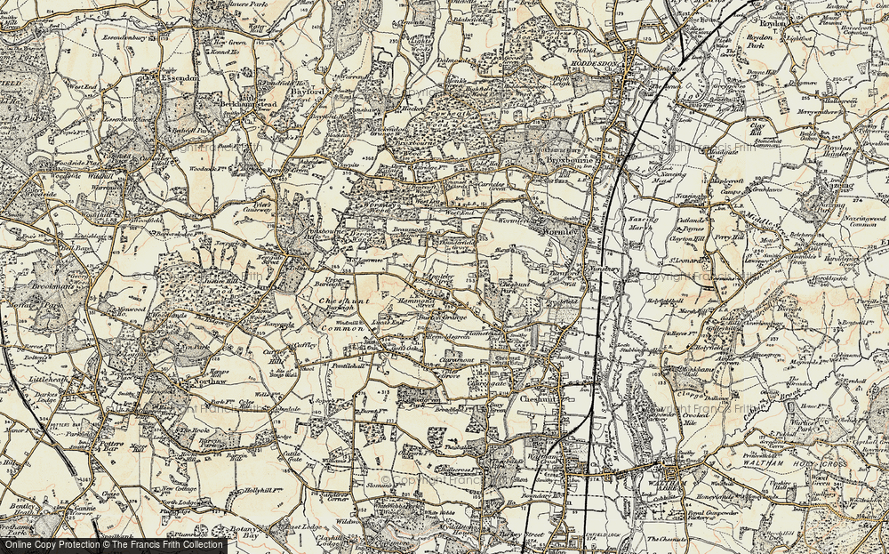 Old Map of Hammond Street, 1897-1898 in 1897-1898