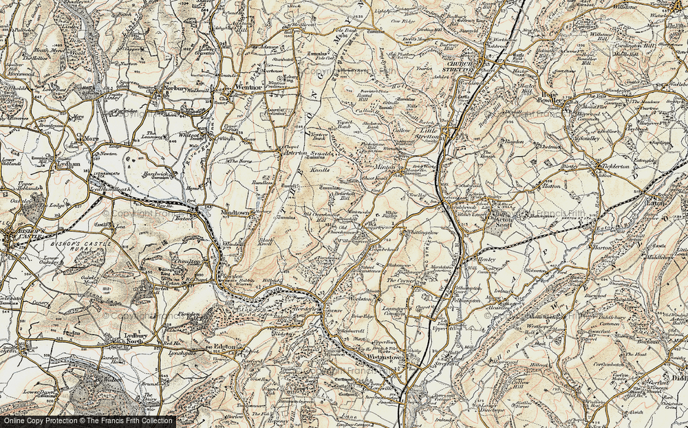 Old Map of Hamperley, 1902-1903 in 1902-1903