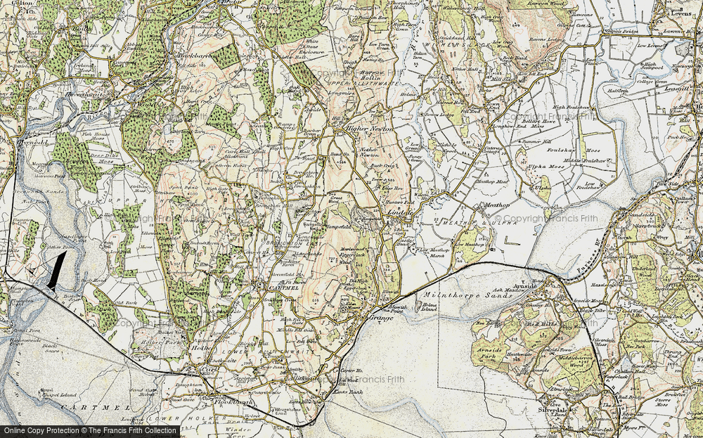 Old Map of Hampsfield, 1903-1904 in 1903-1904