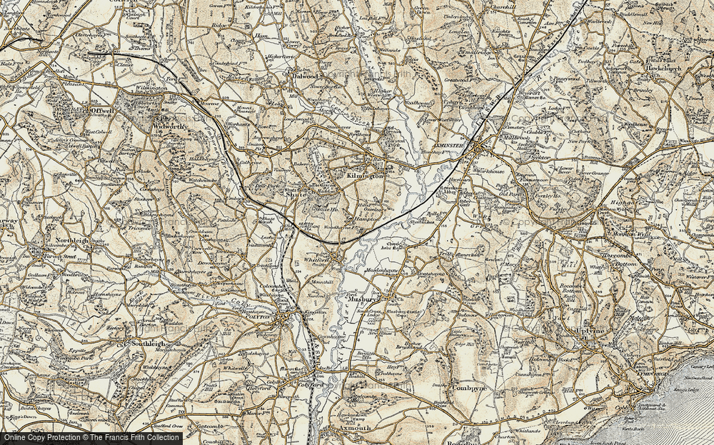 Old Map of Hampton, 1898-1900 in 1898-1900