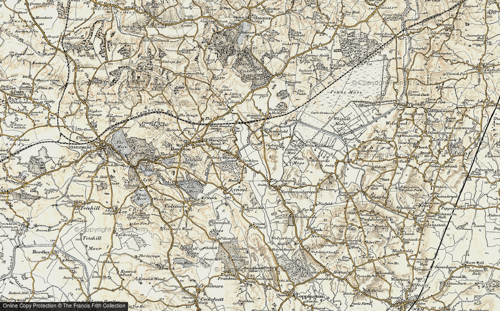 Old Map of Hampton Bank, 1902 in 1902