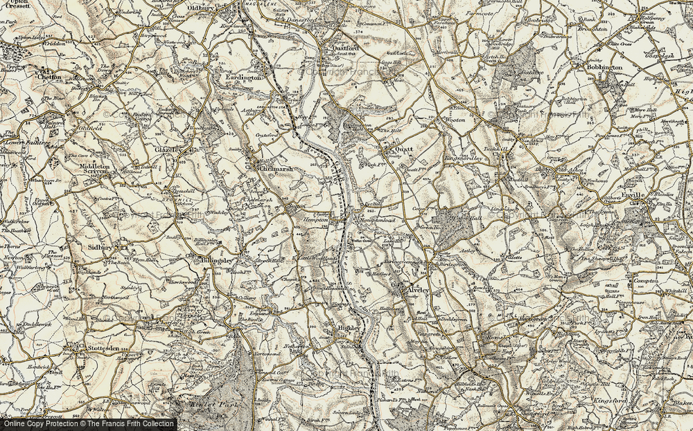 Old Map of Hampton Loade, 1902 in 1902