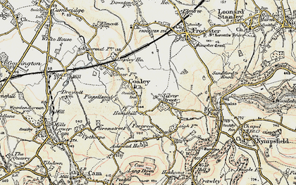 Old map of Hamshill in 1898-1900