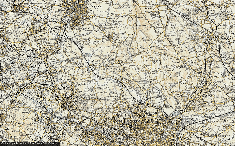Old Map of Hamstead, 1902 in 1902