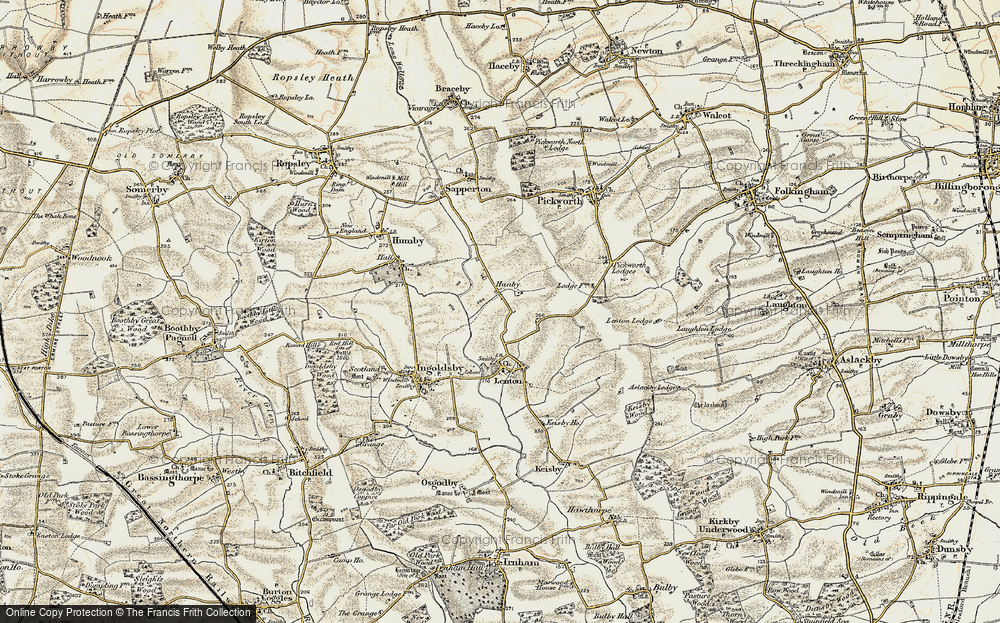 Old Map of Hanby, 1902-1903 in 1902-1903