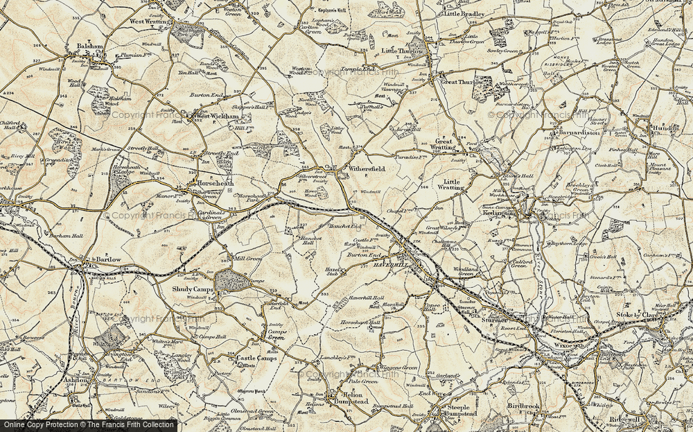 Old Map of Hanchett Village, 1899-1901 in 1899-1901