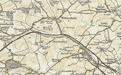 Old map of Hanchett Village in 1899-1901