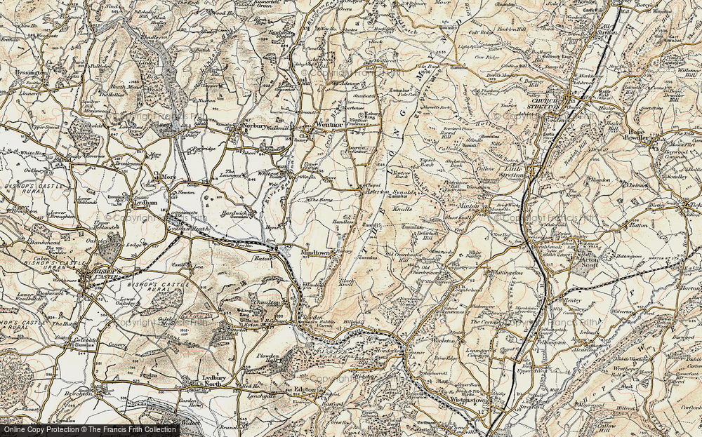 Old Map of Handless, 1902-1903 in 1902-1903