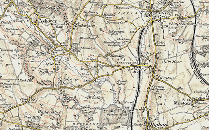 Old map of Handley in 1902-1903
