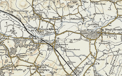 Old map of Tuppenhurst in 1902