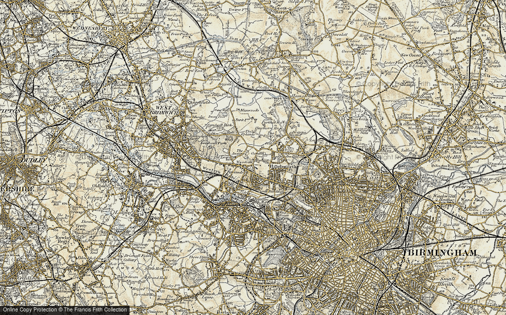 Old Map of Handsworth, 1902 in 1902