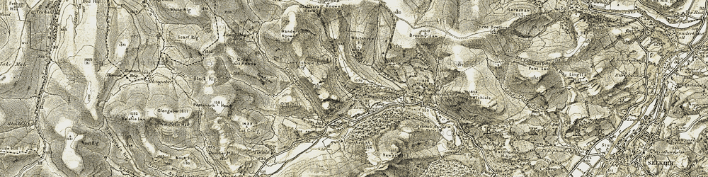 Old map of Lewenshope in 1904