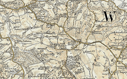 Old map of Broad Heath in 1899-1902