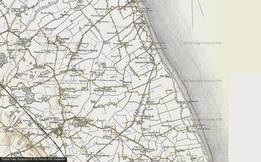 Old Map of Hannah, 1902-1903 in 1902-1903
