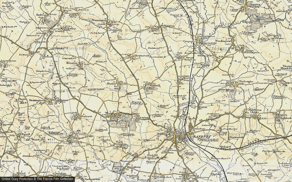 Old Map of Hanwell, 1898-1901 in 1898-1901