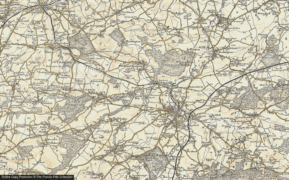Old Map of Hapsford, 1898-1899 in 1898-1899
