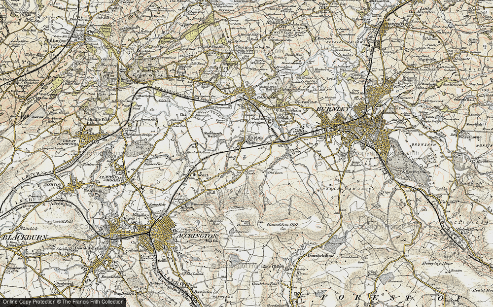 Old Map of Hapton, 1903 in 1903