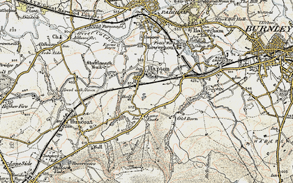 Old map of Hapton in 1903
