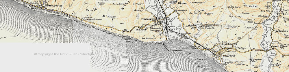 Old map of Harbour Heights in 1898