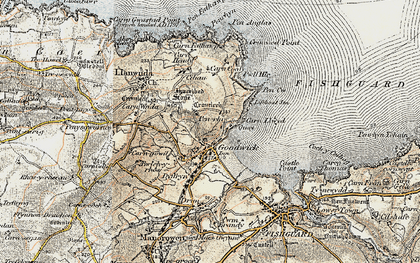 Old map of Harbour Village in 1901-1912